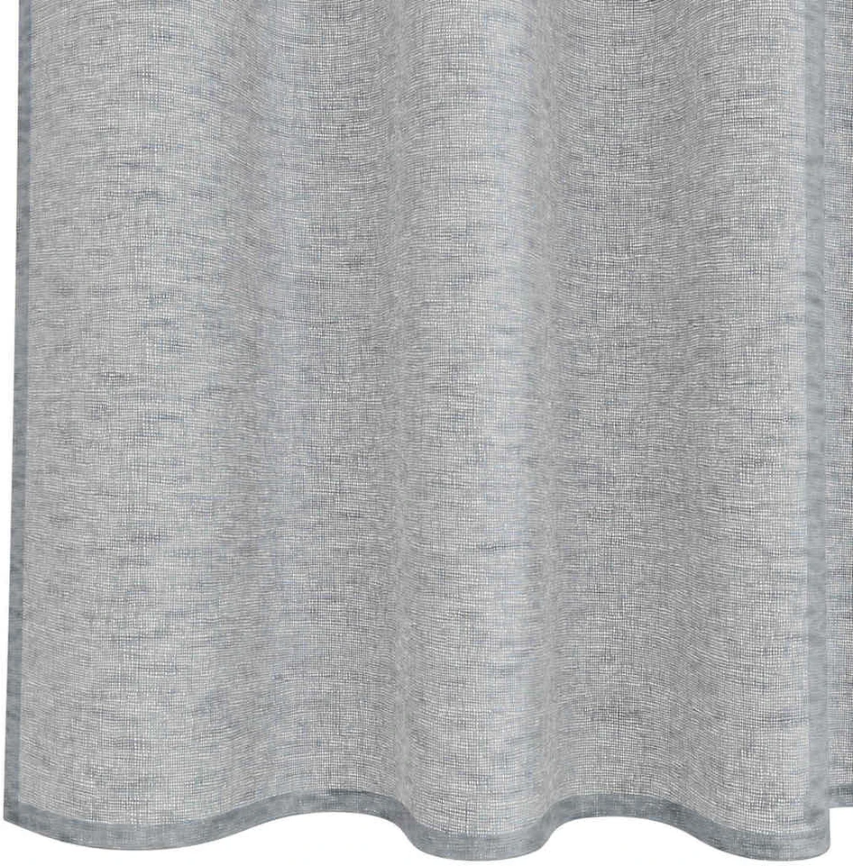 Voile Užuolaida 2 vnt. Tamsiai pilka 140 x 140 cm Poliesteris