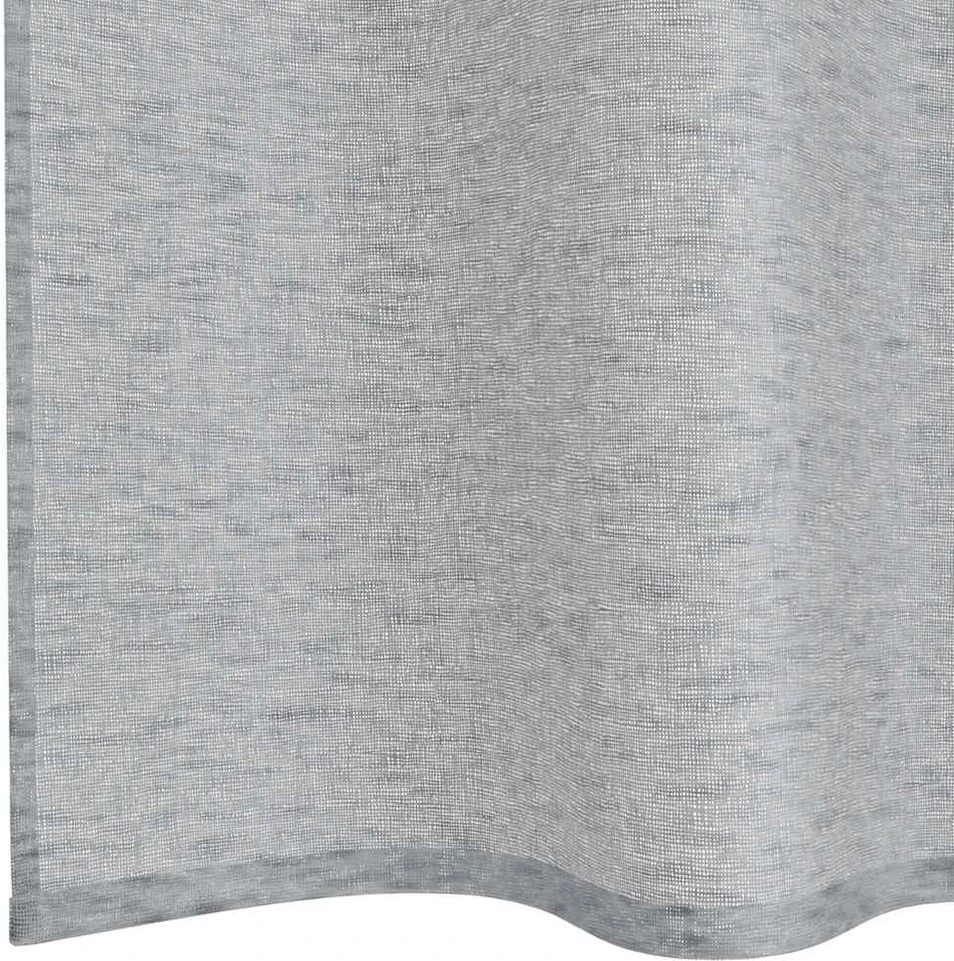 Voile Užuolaida 2 vnt. Tamsiai pilka 175 x 140 cm Poliesteris