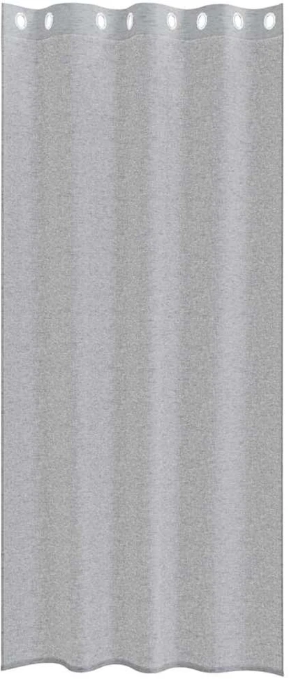 Voile Užuolaida 2 vnt. Tamsiai pilka 225 x 140 cm Poliesteris