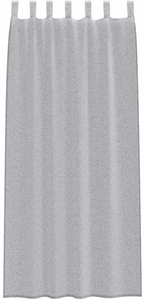Voile Užuolaida 2 vnt. Tamsiai pilka 245 x 140 cm Poliesteris