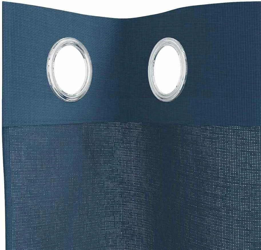 Voile užuolaidos su įvorėmis, 2vnt., karališka mėlyna