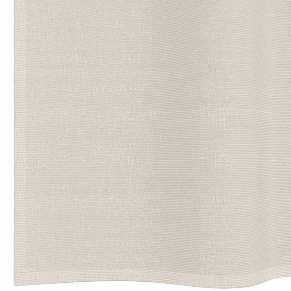 Voile užuolaidos su įvorėmis, 2vnt., kreminės, 140x245cm