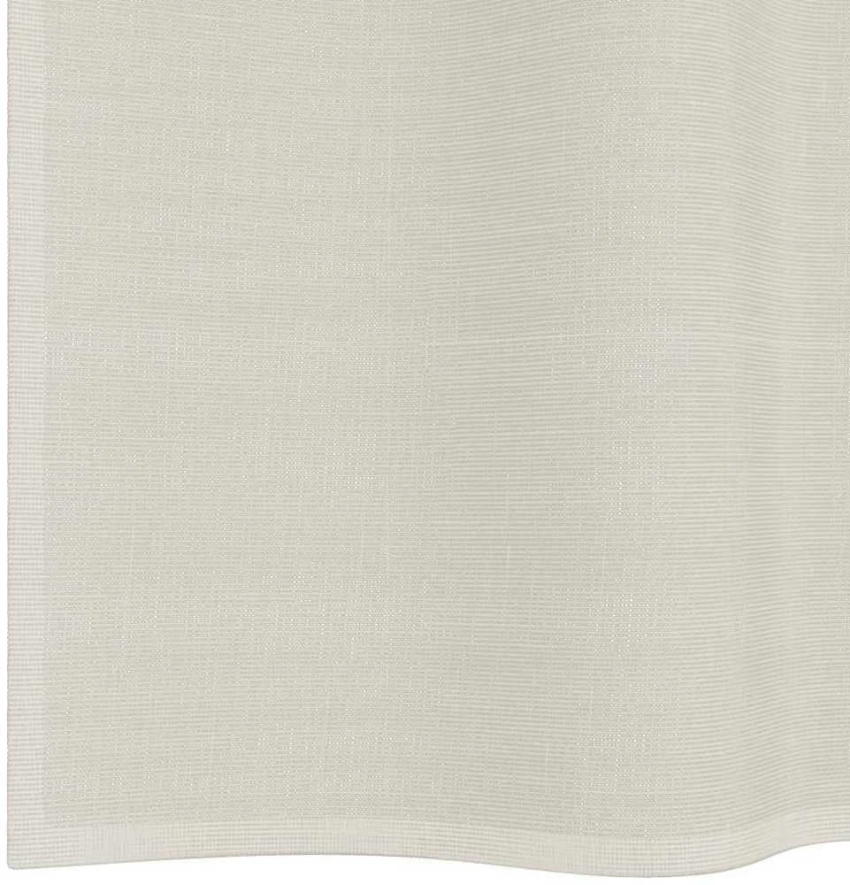 Voile užuolaidos su įvorėmis, 2vnt., kreminės, 140x260cm