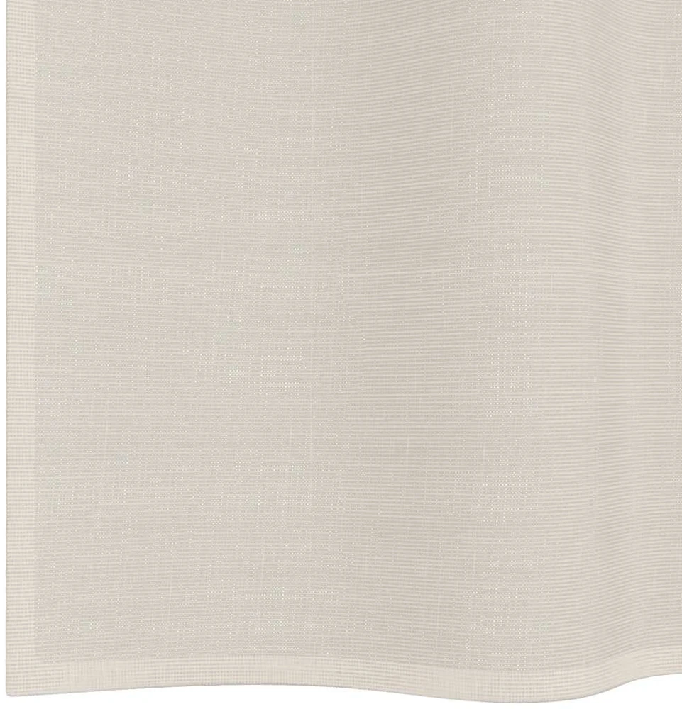 Voile užuolaidos su įvorėmis, 2vnt., kreminės, 140x260cm