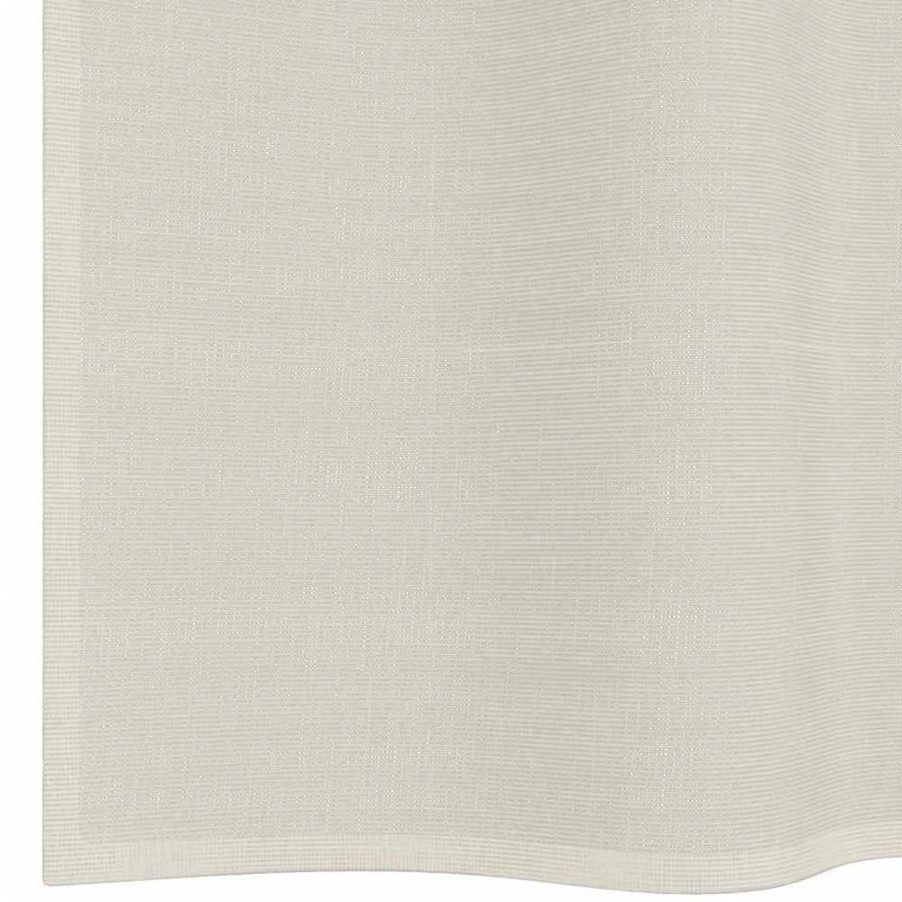 Voile užuolaidos su įvorėmis, 2vnt., kreminės, 140x300cm