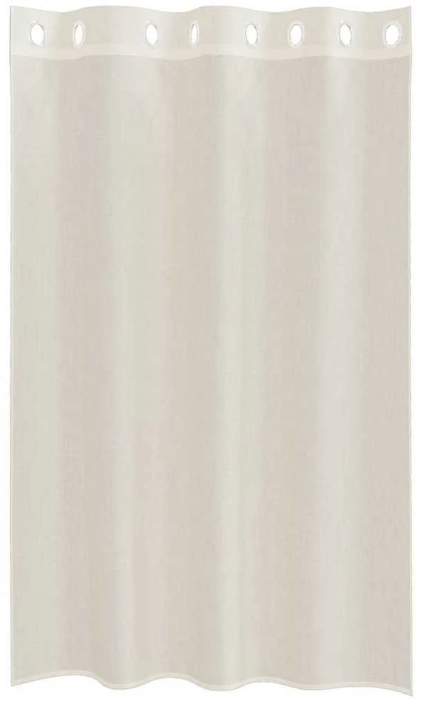 Voile užuolaidos su įvorėmis, 2vnt., kreminės, 140x175cm