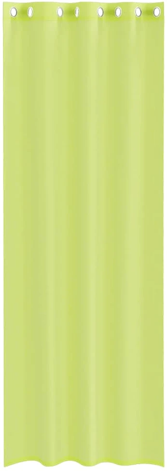 Voile užuolaidos su įvorėmis, 2vnt., obuolio žalios, 140x300cm