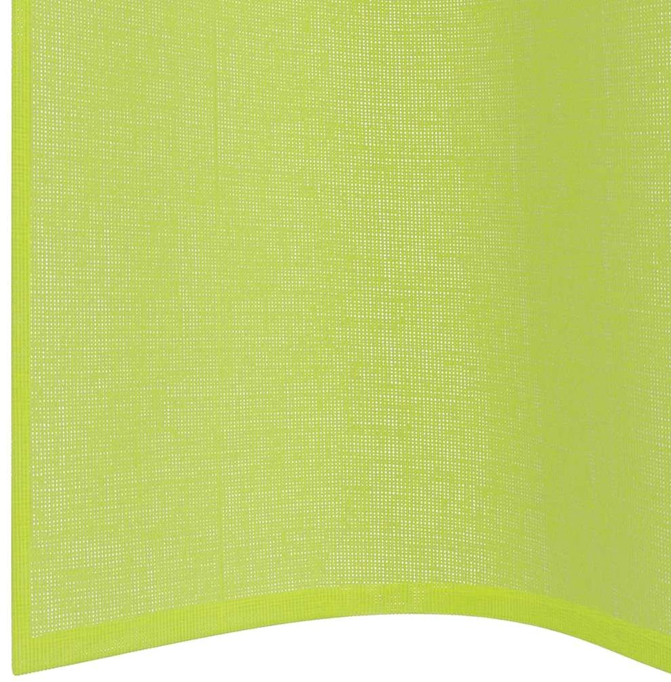 Voile užuolaidos su įvorėmis, 2vnt., obuolio žalios, 140x300cm