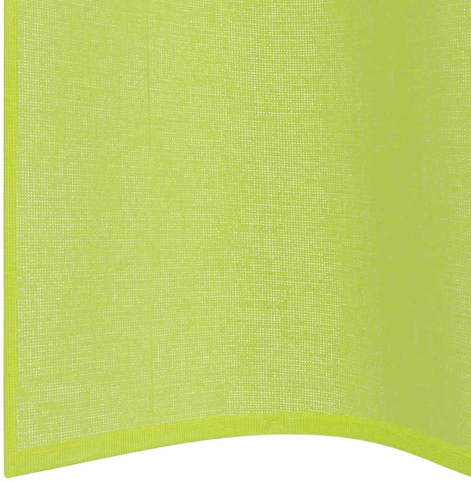 Voile užuolaidos su įvorėmis, 2vnt., obuolio žalios, 140x175cm