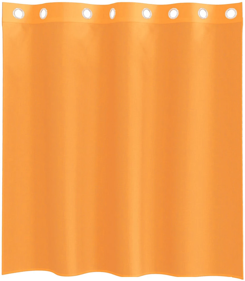 Voile užuolaidos su įvorėmis, 2vnt., oranžinis, 140x140cm