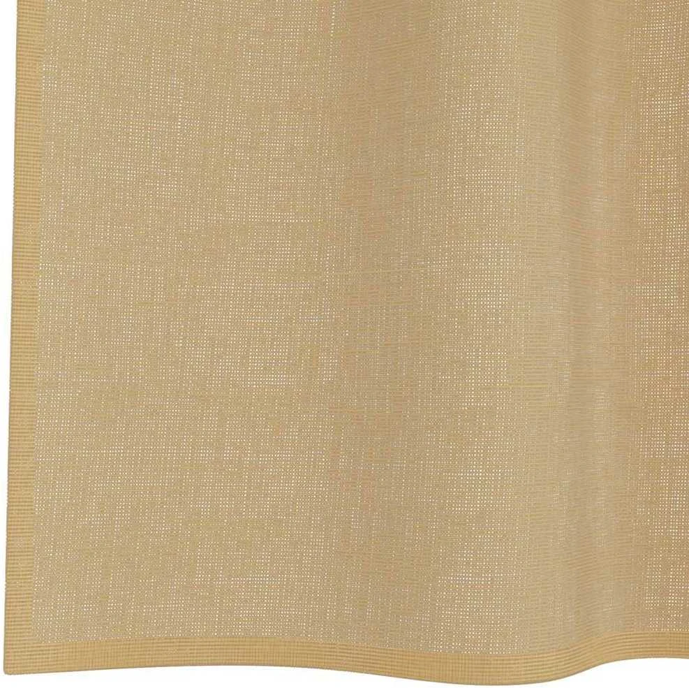 Voile užuolaidos su įvorėmis, 2vnt., smėlio spalvos