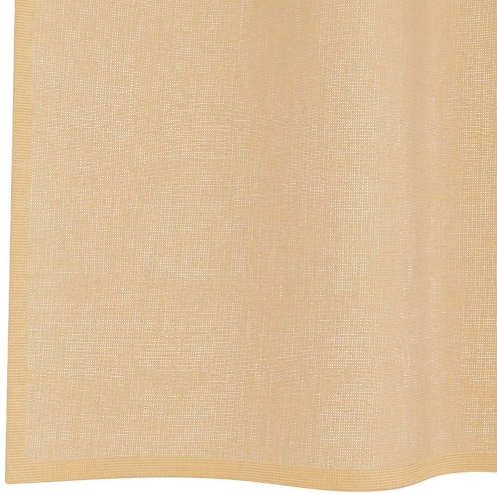 Voile užuolaidos su įvorėmis, 2vnt., smėlio spalvos