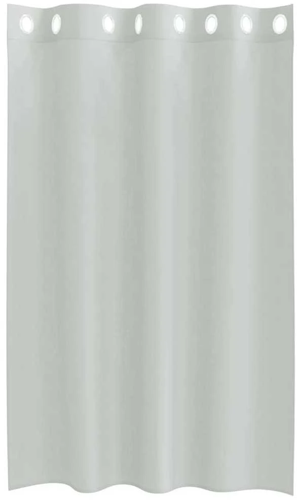 Voile užuolaidos su įvorėmis, 2vnt., šviesiai pilkas, 140x175cm