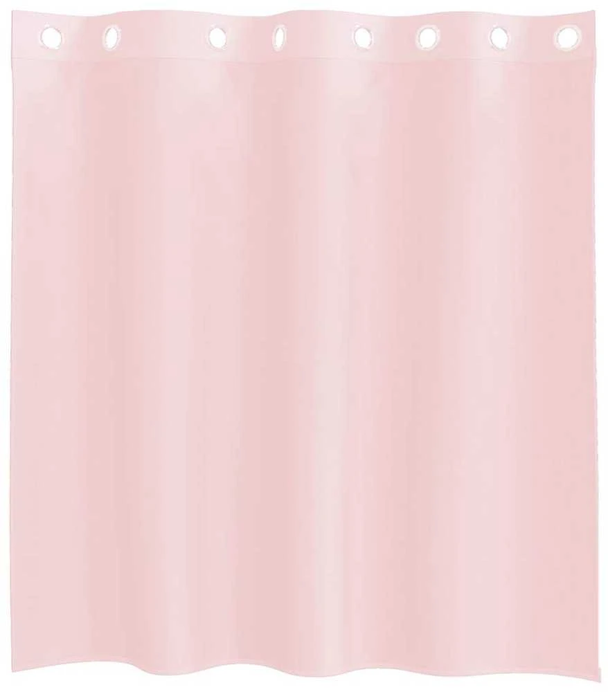 Voile užuolaidos su įvorėmis, 2vnt., šviesiai rožinė, 140x140cm