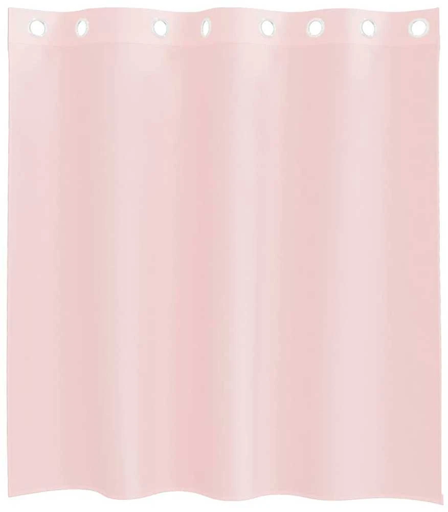 Voile užuolaidos su įvorėmis, 2vnt., šviesiai rožinė, 140x140cm