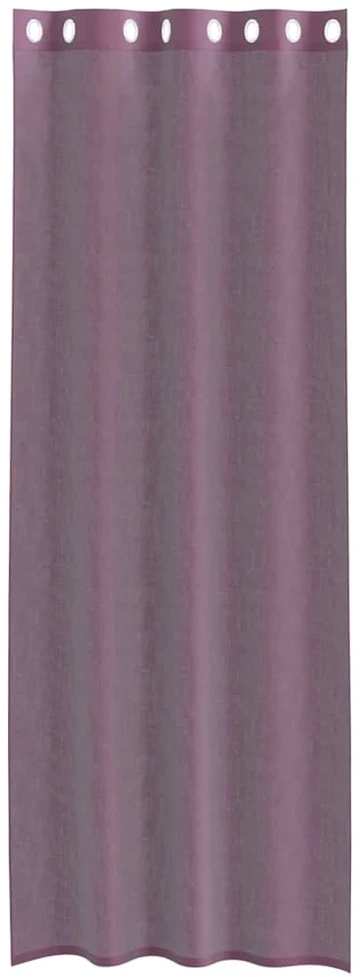 Voile užuolaidos su įvorėmis, 2vnt., violetinės sp., 140x300cm