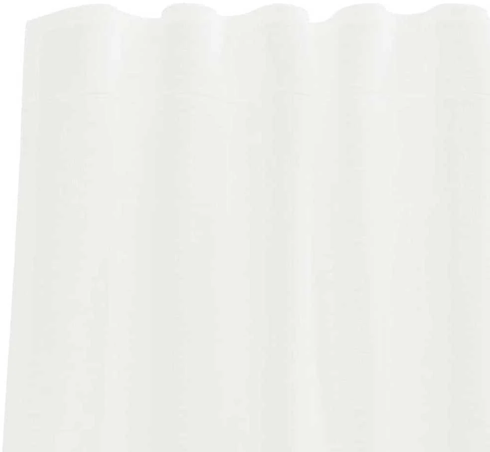 Voile užuolaidos su kilpomis, 2vnt., baltos spalvos, 140x245cm