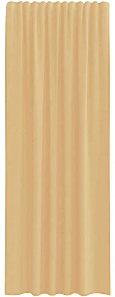 Voile užuolaidos su kilpomis, 2vnt., baltos spalvos, 140x245cm