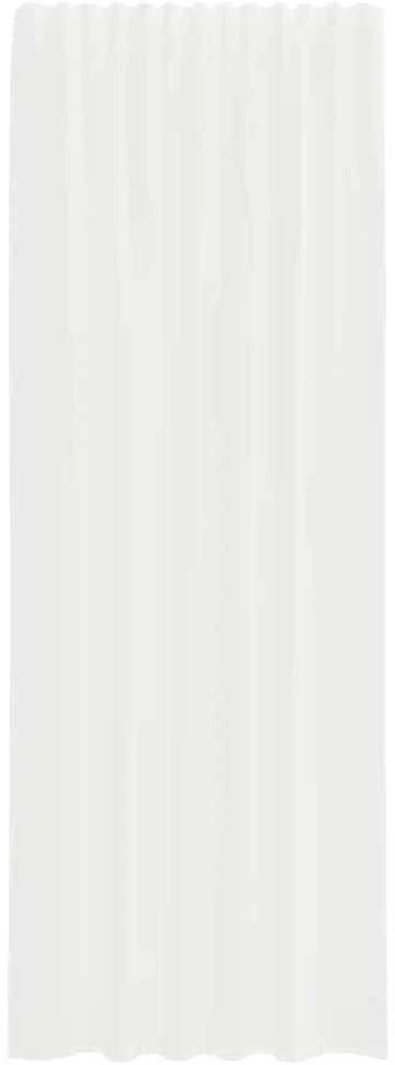 Voile užuolaidos su kilpomis, 2vnt., baltos spalvos, 140x260cm