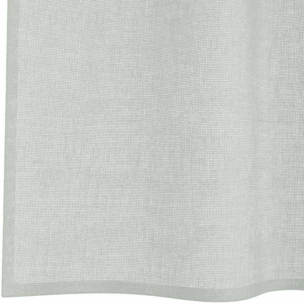 Voile užuolaidos su kilpomis, 2vnt., šviesiai pilkas, 140x260cm