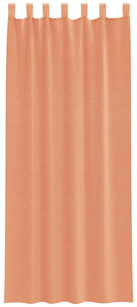 Voile užuolaidos su kilpomis, 2vnt., terakota sp., 140x260cm