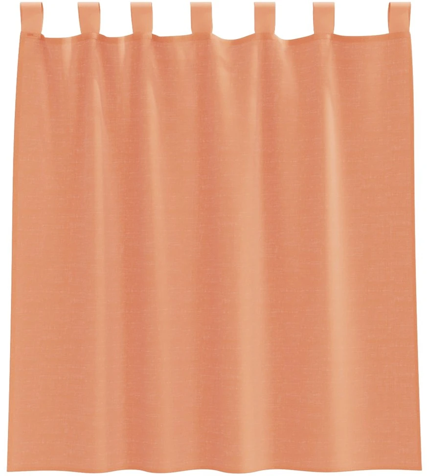 Voile užuolaidos su kilpomis, 2vnt., terakota sp., 140x140cm