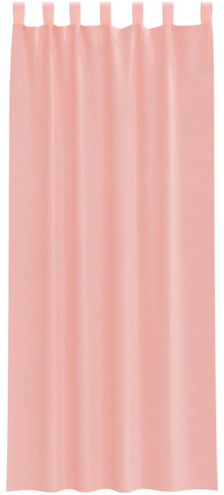 Voilės užuolaidos su kilpelėmis, 2 vnt., rožinės, 140x260 cm