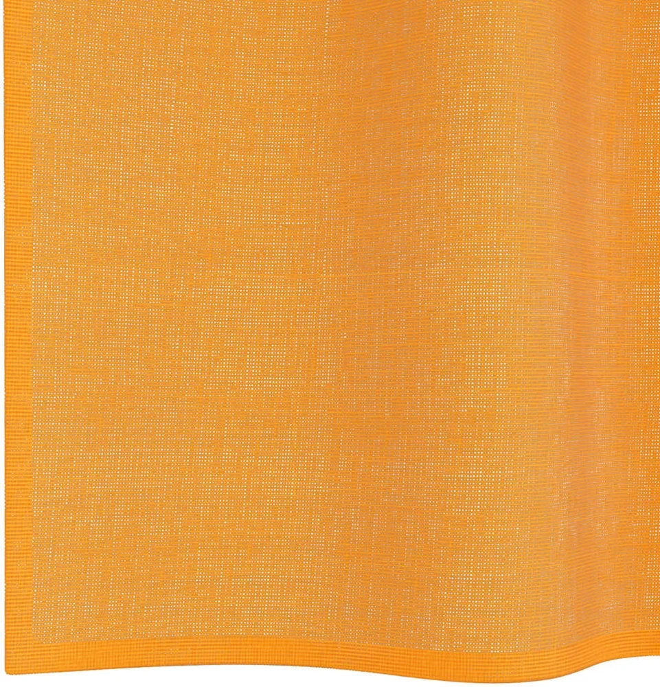 Voilės užuolaidos su kilpelėmis, 2 vnt., oranžinės, 140x225 cm