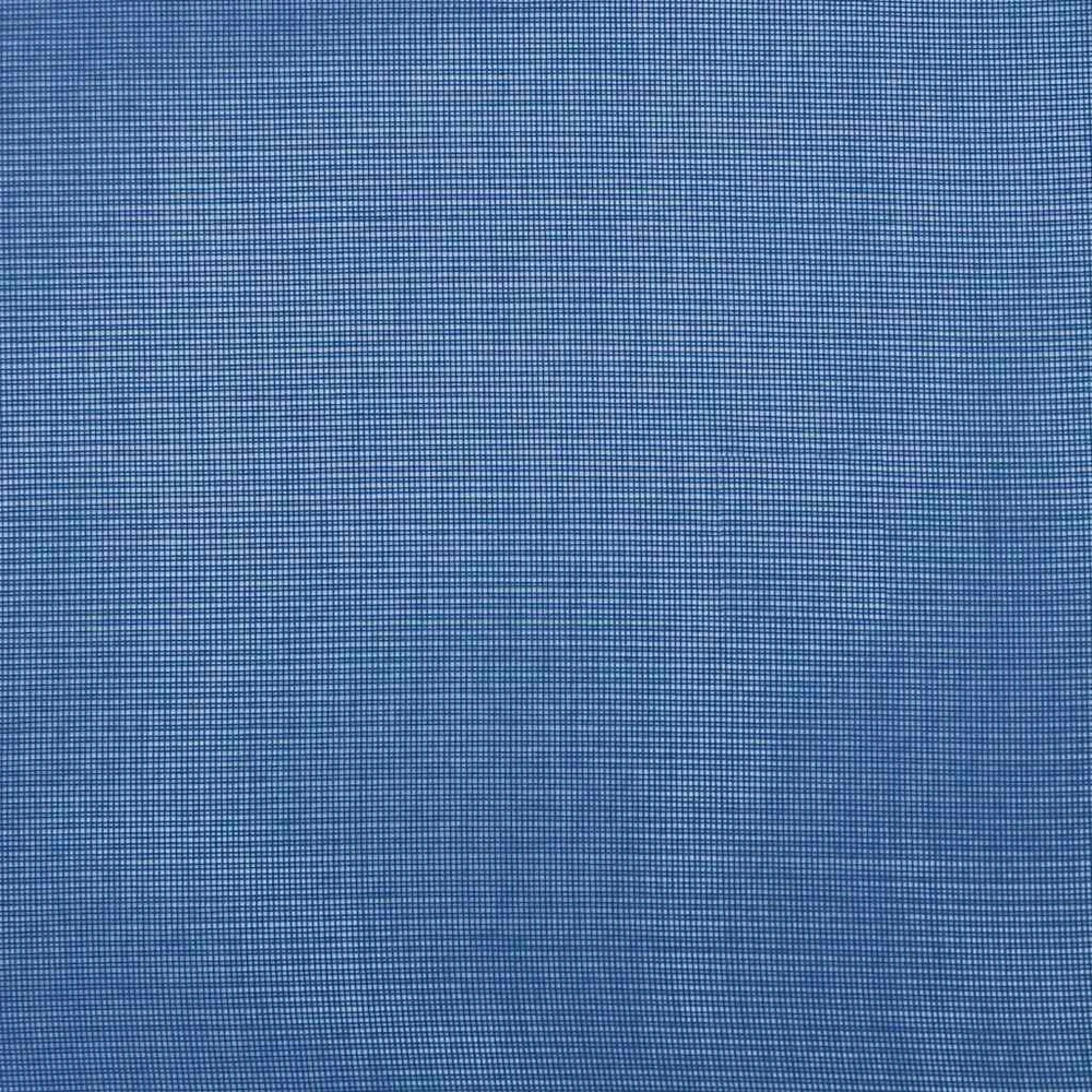 Voilės užuolaidos su kilpelėmis, 2 vnt., tamsiai mėlynos, 140x175 cm