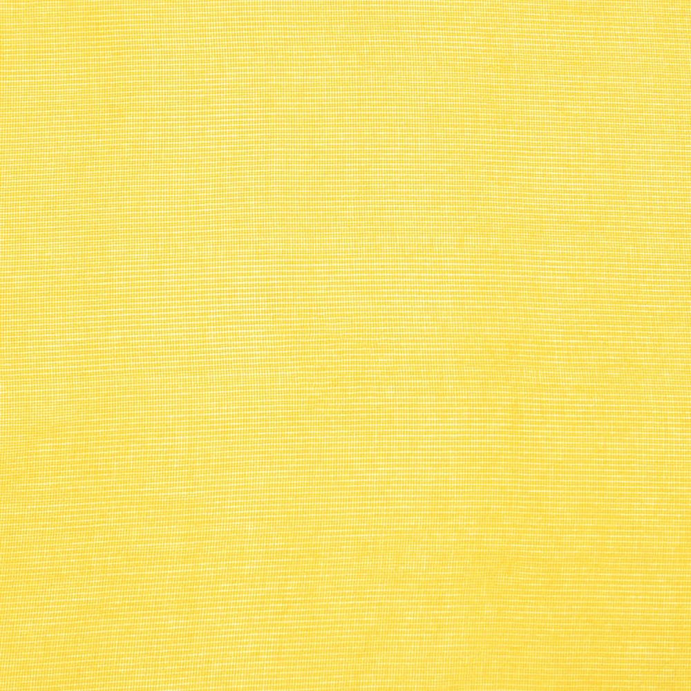 Voilės užuolaidos su kilpelėmis, 2 vnt., geltonos, 140x175 cm