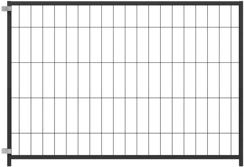 Gyvūnų narvas be durų Juoda 300 x 100 x 70 cm Plienas