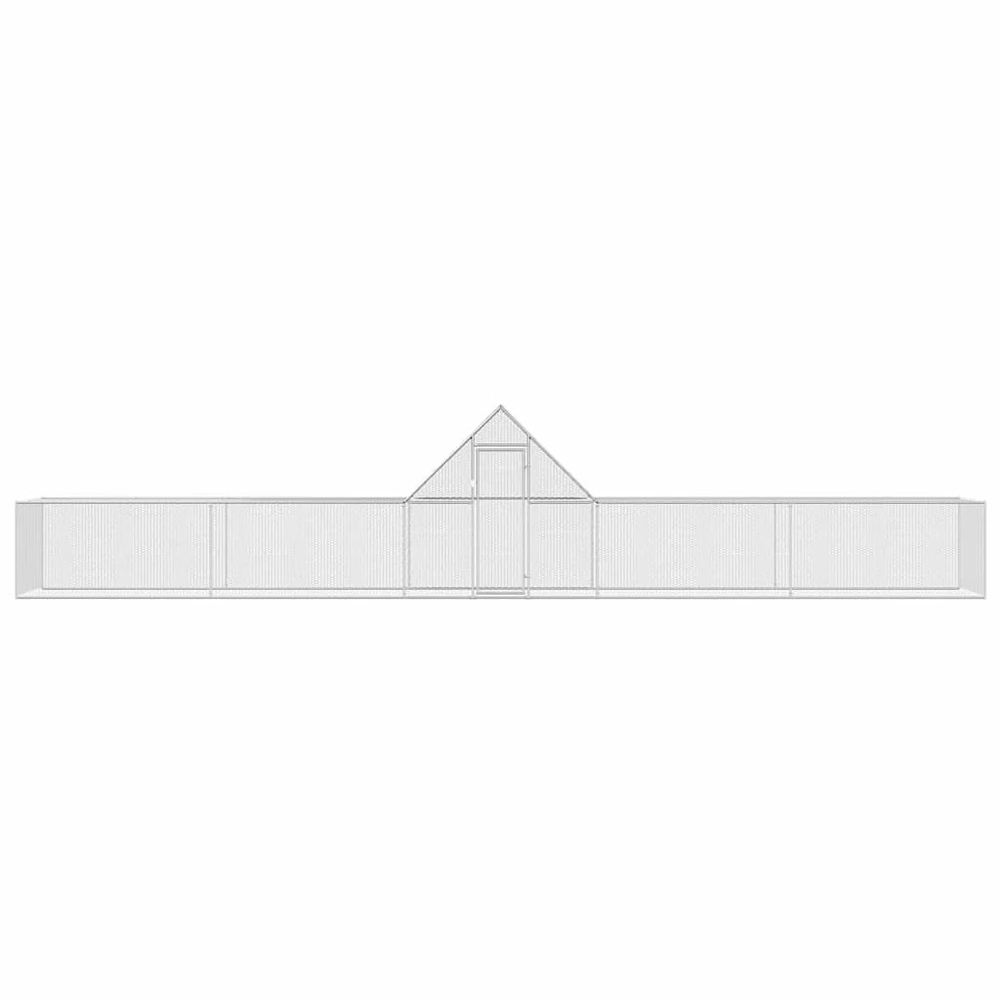 Voljeras viščiukams, 10x2x2m, galvanizuotas plienas