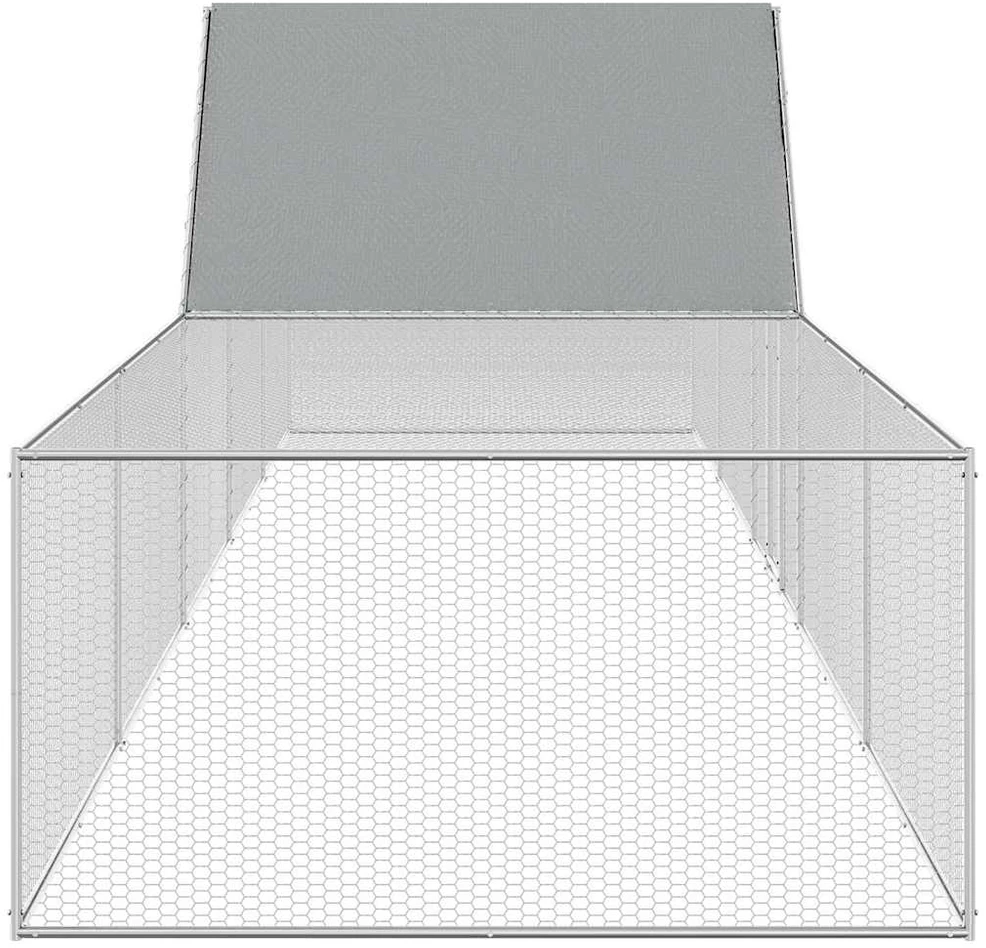 Voljeras viščiukams, 10x2x2m, galvanizuotas plienas
