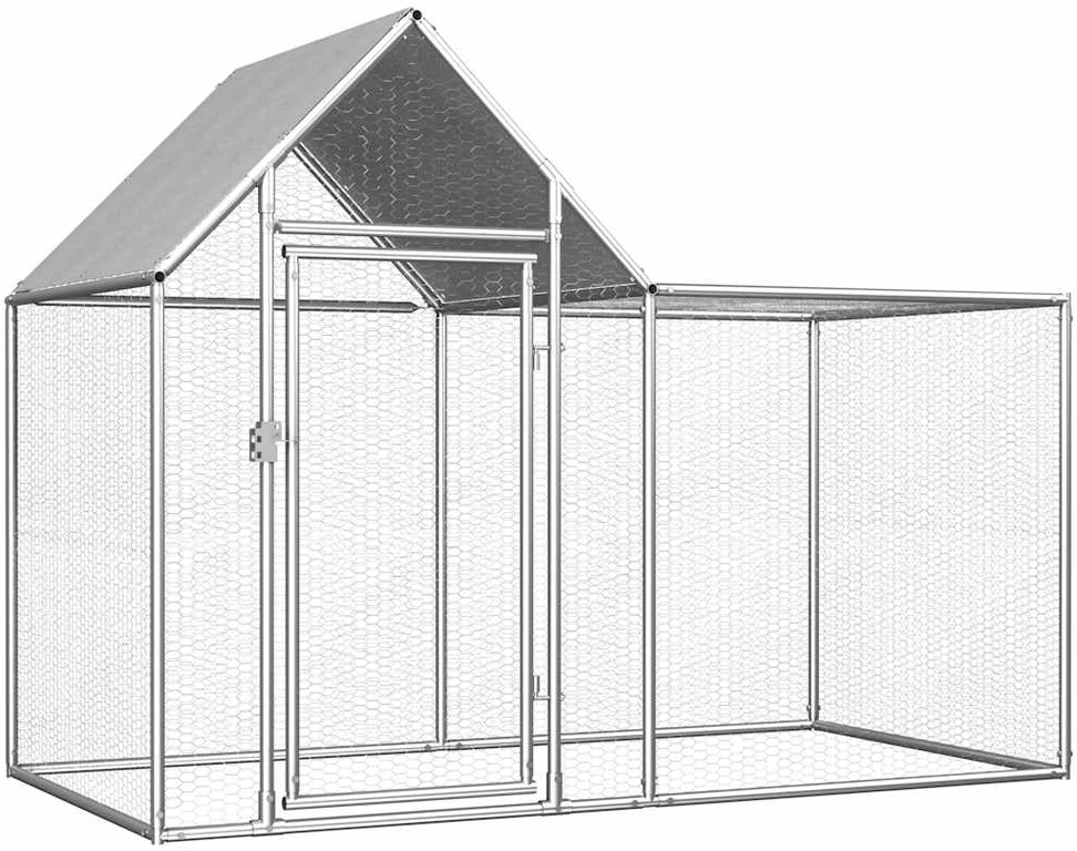 Voljeras viščiukams, 2x1x1,5m, galvanizuotas plienas