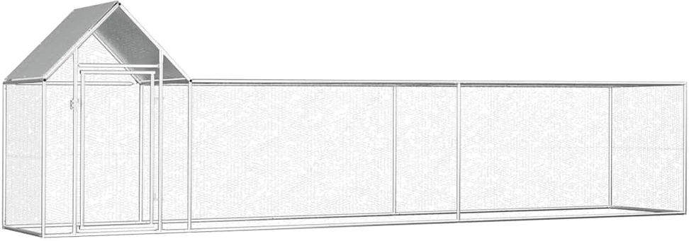 Voljeras viščiukams, 5x1x1,5 m, galvanizuotas plienas