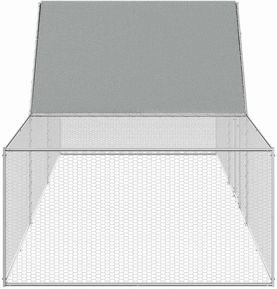 Voljeras viščiukams, 5x1x1,5m, galvanizuotas plienas