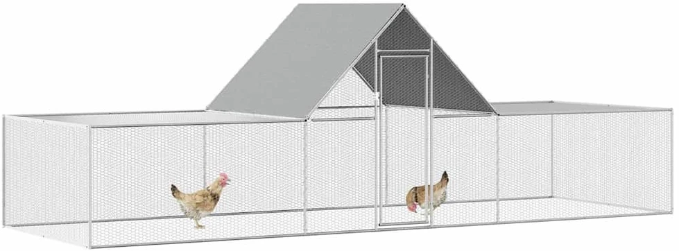 Voljeras viščiukams, 6x2x2m, galvanizuotas plienas