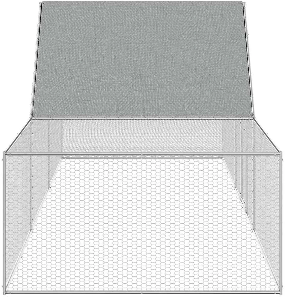 Voljeras viščiukams, 6x2x2m, galvanizuotas plienas