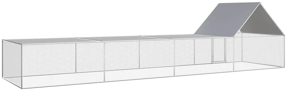 Voljeras viščiukams, 8x2x2m, galvanizuotas plienas