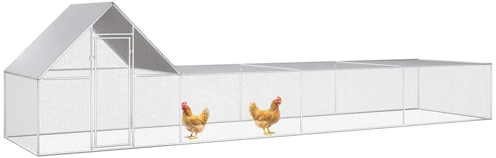 Voljeras viščiukams, 8x2x2m, galvanizuotas plienas