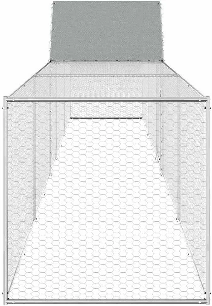 Voljeras viščiukams, 9x1x1,5m, galvanizuotas plienas