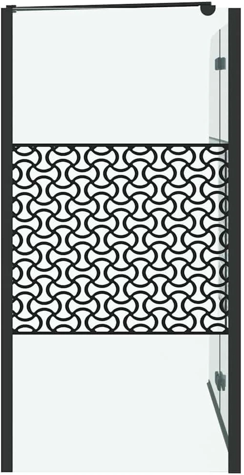 Vonia Apsauga Geometrinis Juoda 120 x 67 x 129 cm