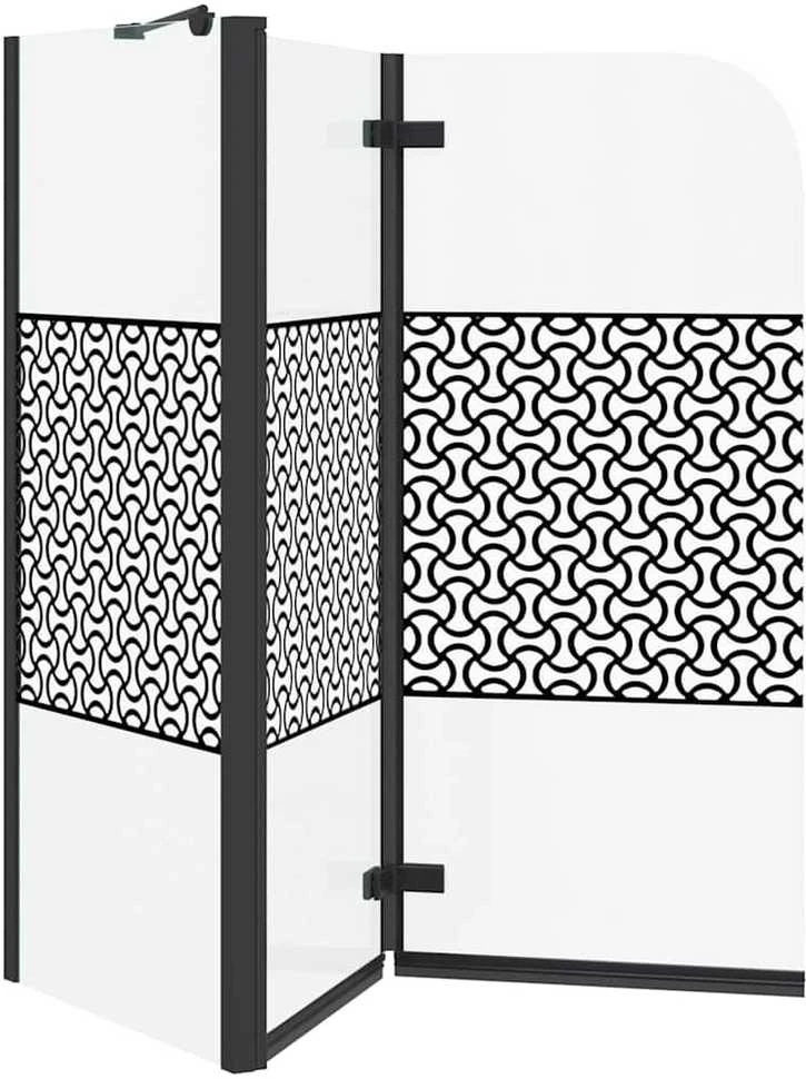 Vonia Apsauga Geometrinis Juoda 120 x 67 x 129 cm