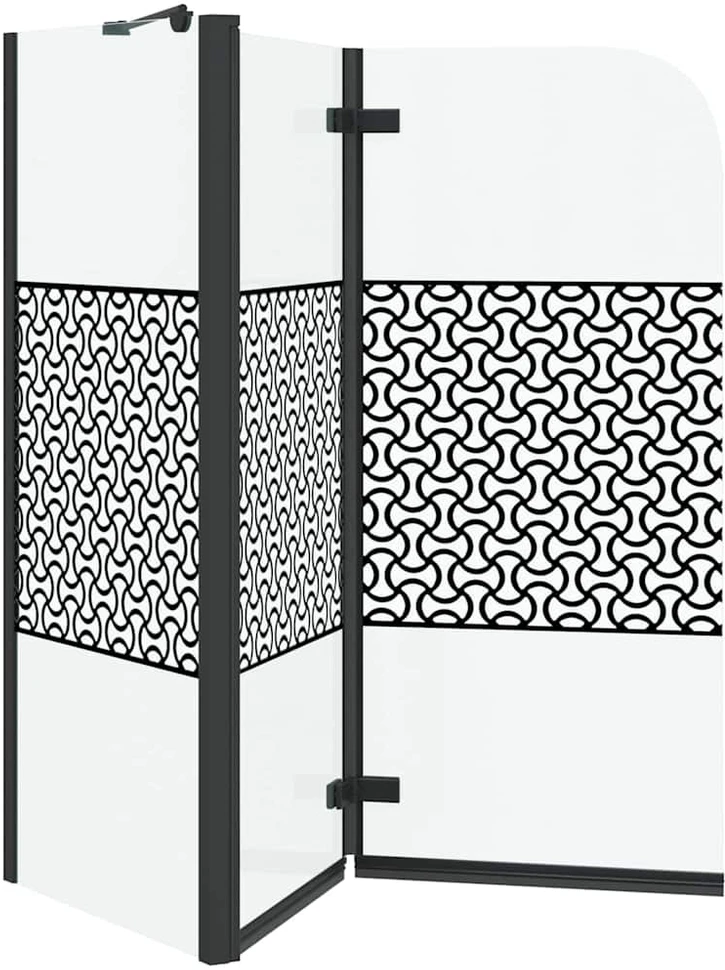 Vonia Apsauga Geometrinis Juoda 120 x 67 x 129 cm