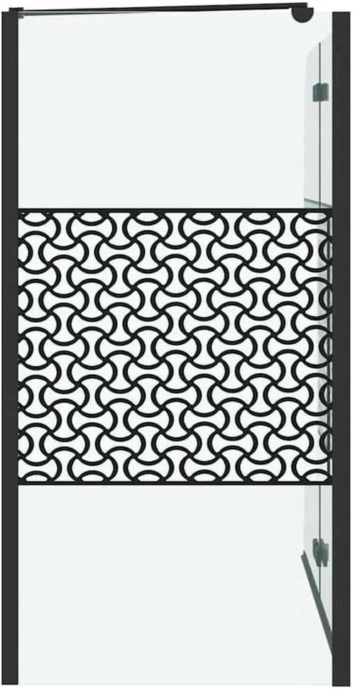Vonia Apsauga Geometrinis Juoda 120 x 67 x 129 cm