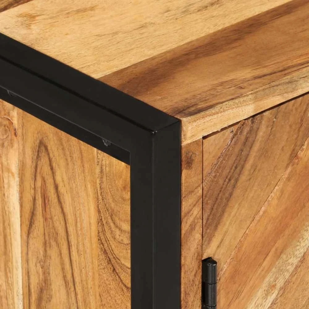Vonios baldų komplektas, 2 dalių, geležis ir akacijos masyvas