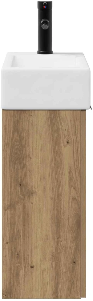 Vonios baldų komplektas su maišytuvu Artisano ąžuolo