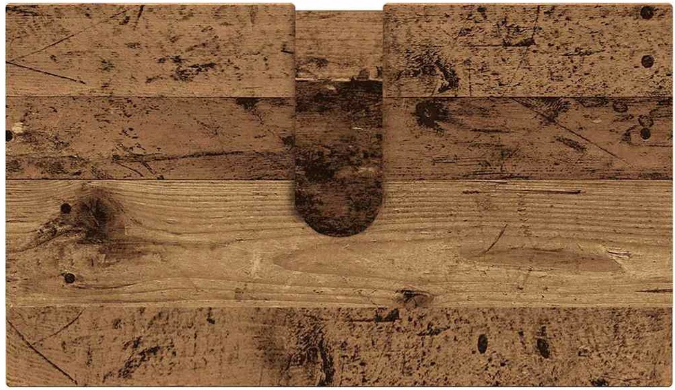 Vonios baldų rinkinys 2 vnt. Senovinis medis 61 x 35 x 64 cm