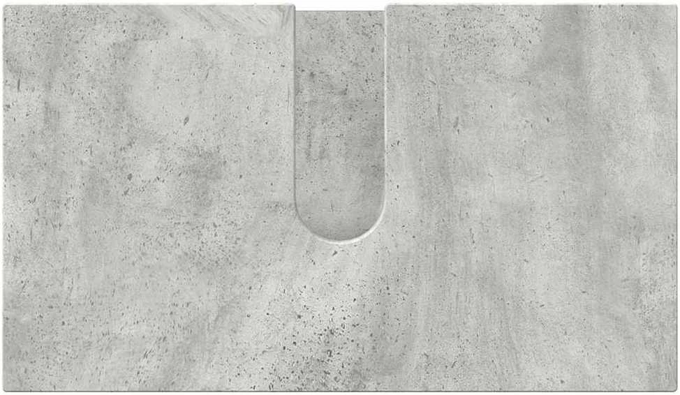 Vonios baldų rinkinys 3 vnt. Betono pilka 61 x 35 x 64 cm