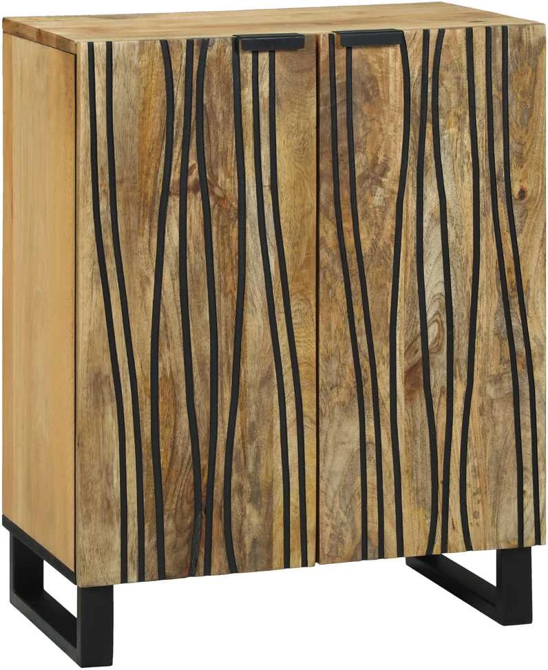 Šoninė spintelė 3 vnt. Natūrali 180 x 33 x 75 cm